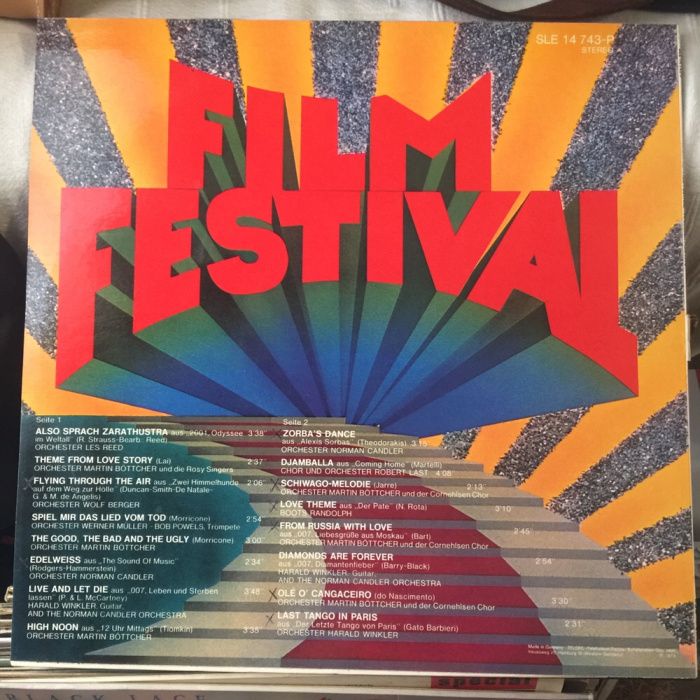 Vinil Film Festival 16 Golden Film Hits 1973
