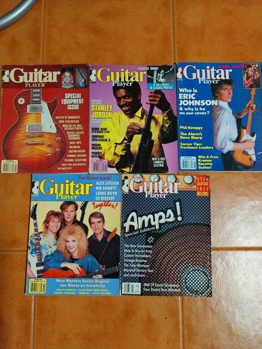 Guitar Player Revistas anos 80 - Lote