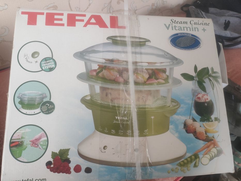 TEFAL пароварка для приготовления полезной пищи.