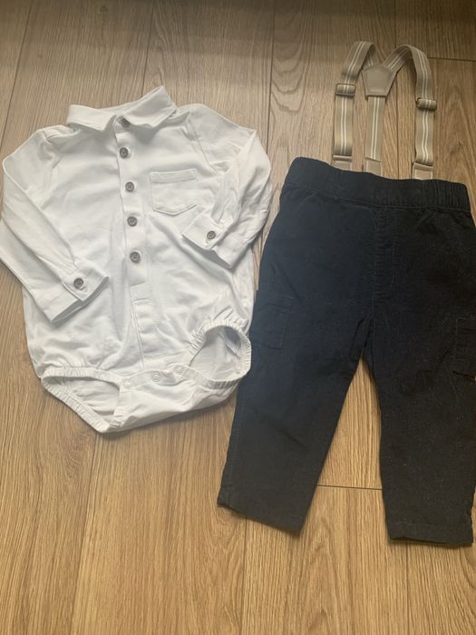 Komplet elegancki, chrzciny, świeta  So Cute rozm.74
