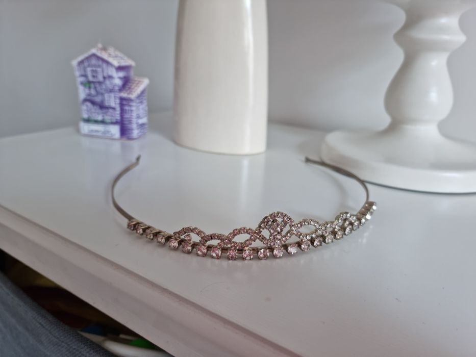 Diadem ślubny ozdoba do włosów.
