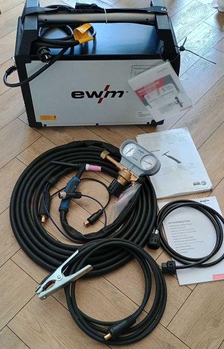 EWM Picotig 200 AC/DC puls 8P TG spawarka inwertorowa aluminium zestaw