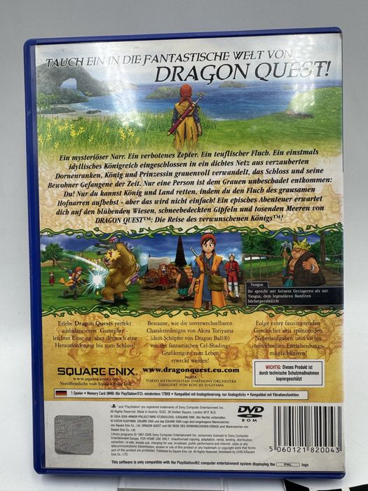 Dragon Quest Crused King Ps2 Gwarancja