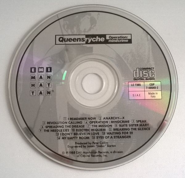 Queensrÿche - Operation: Mindcrime