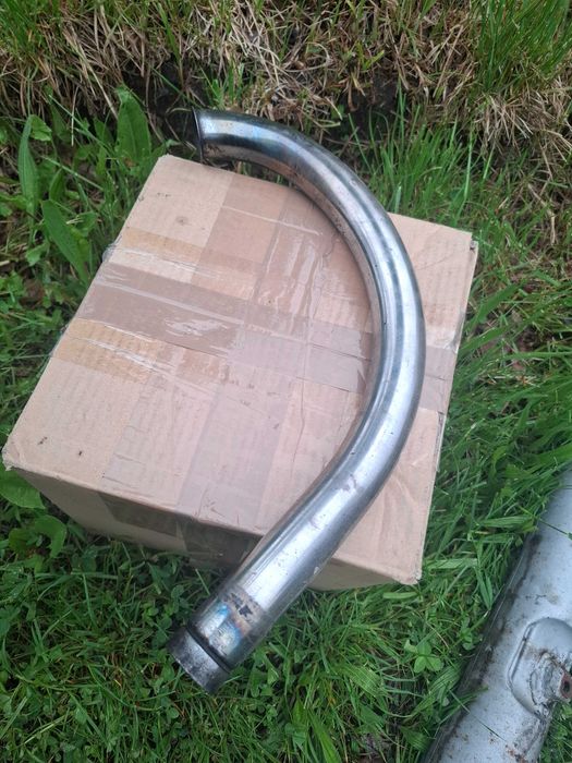 Tłumik z kolankiem DKW RT 125 stan oryginał