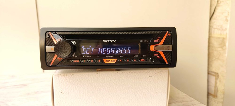SONY CDX-G1101U с Блютузом Mosfet 4х52 оригинальная автомагнитола!