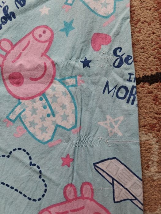 Różowa poszwa Świnka Peppa