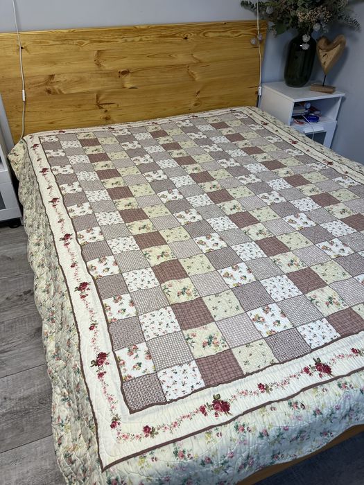 Narzuta patchworkowa 180x220