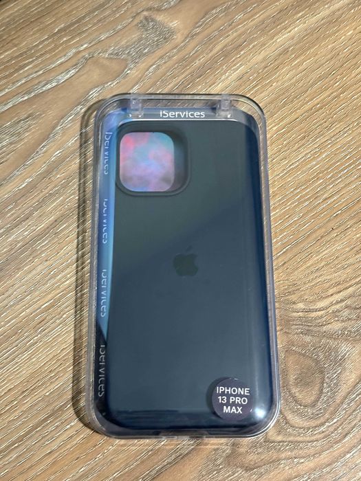 Capa Apple em Silicone Azul Marinho para iPhone 13 Pro Max