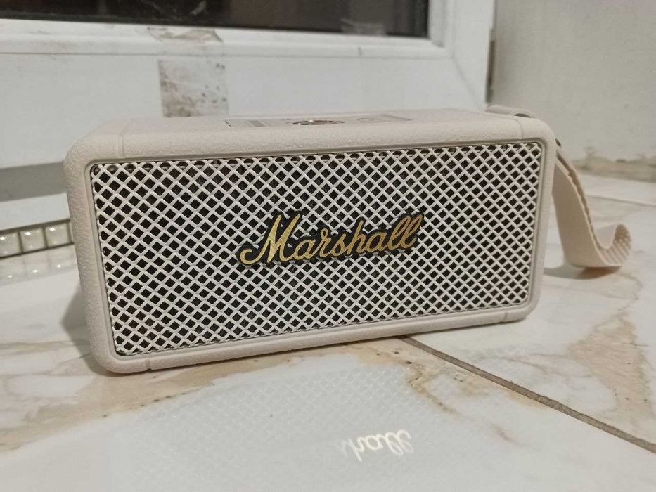 Бездротова портативна колонка Bluetooth Marshall Middleton маршал бел