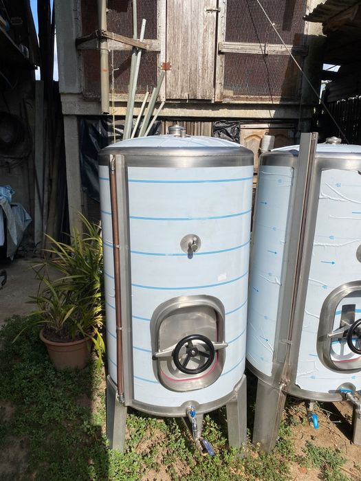 2 cubas inox 16 almudes