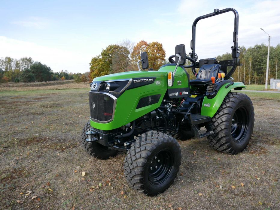 Traktorek CAPTAIN 263 Mitsubishi 3 cylindry 4wd Traktor Homologacja PL
