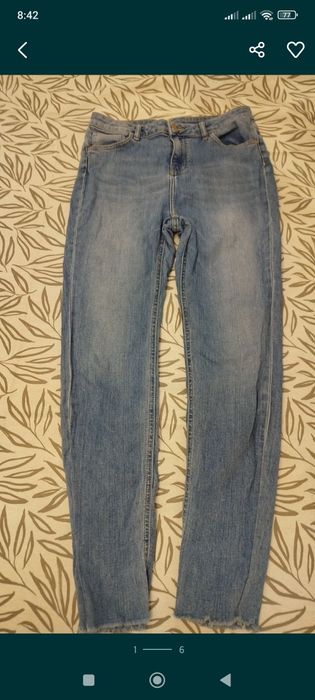 Spodnie jeansowe damskie rurki 38 M
