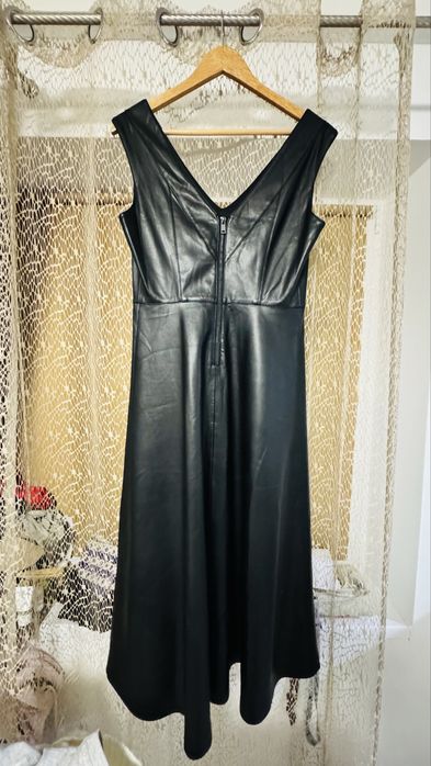 Сарафан еко шкіра