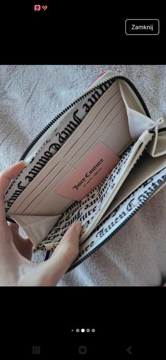 Portfel w róże Juice Couture