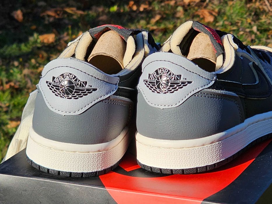 Męskie buty Jordan 1 low, nowe, rozmiar 38, czarne.