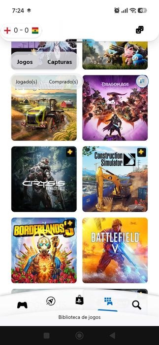 Jogos PlayStation mais 25 jogo recente última oferta