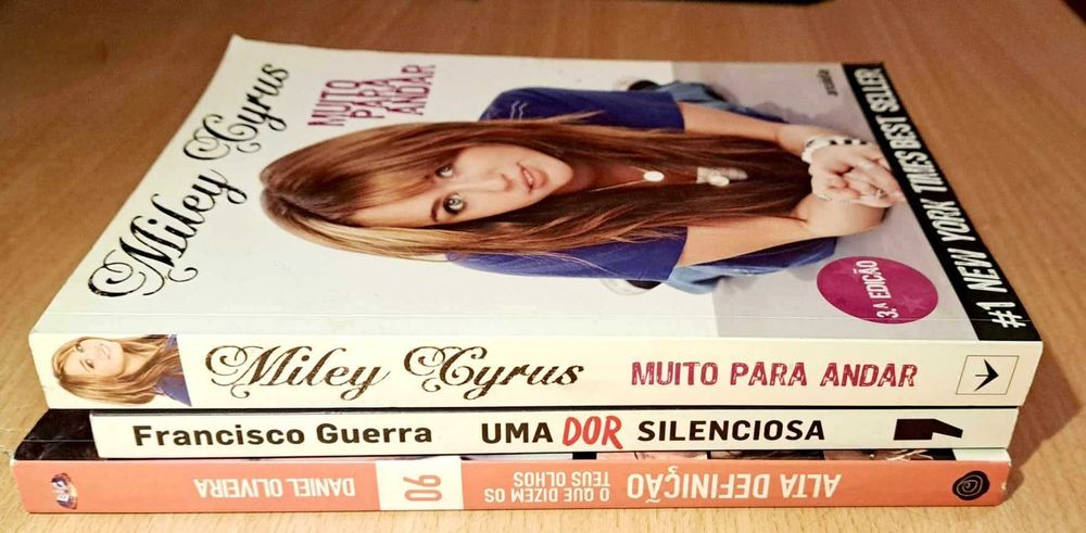 Lote de três livros