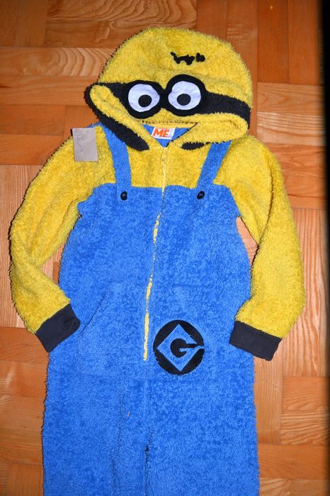 14^ Minionek Minions strój przebranie piżama 7/8 Lat_ 122/128 cm