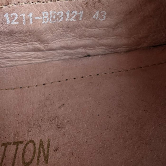 Мужские кожаные лоферы "Louis Vuitton"