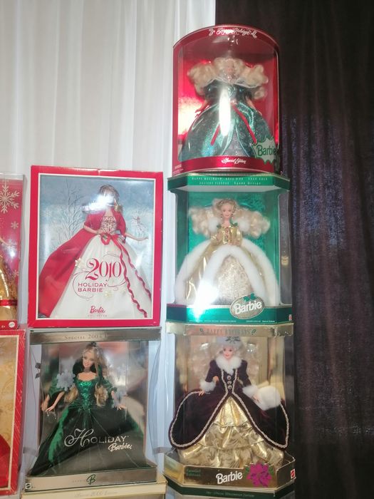 Колекційні вінтажні та сучасні ляльки барбі, різдвяні, Holiday barbie