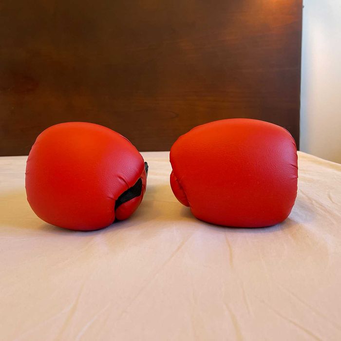 Luvas de boxe vermelhas Decathlon 8oz e OFERTA de mitenes