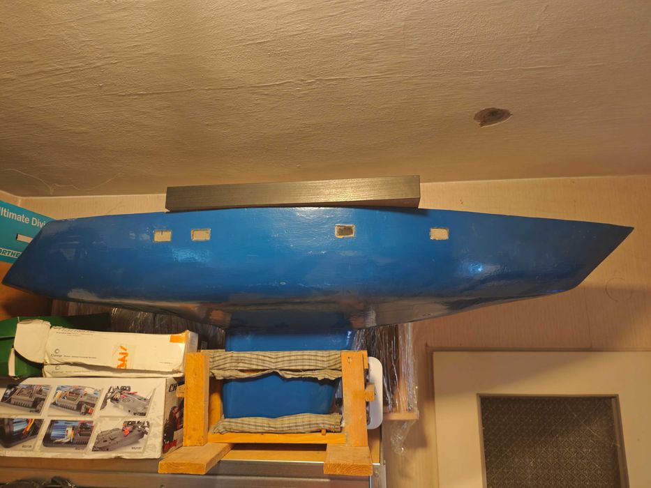 majsterkowanie, hobby - kadłub modelu jachtu żaglowego