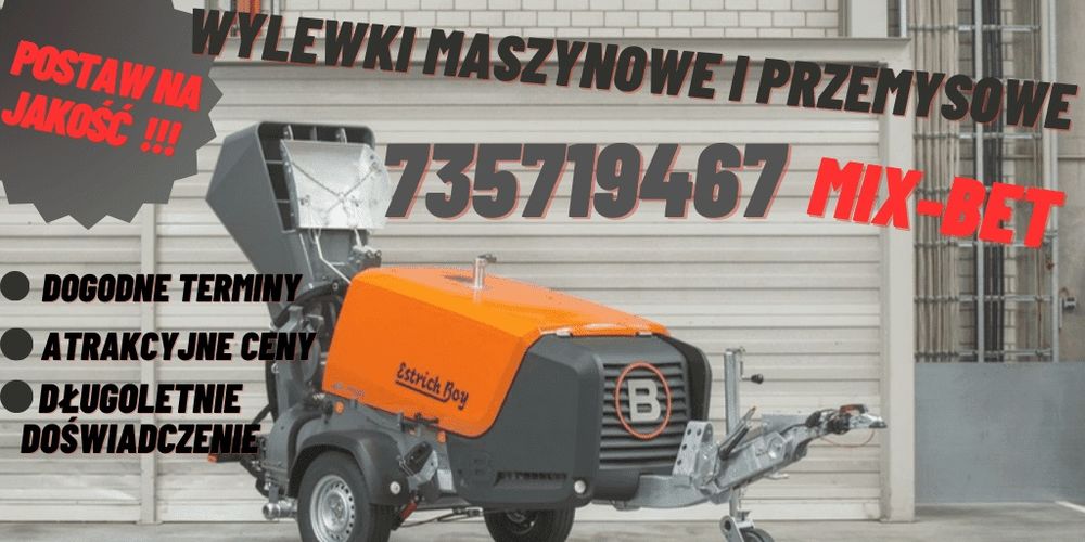 Wylewki Maszynowe , Styrobeton , Posadzki Przemysłowe