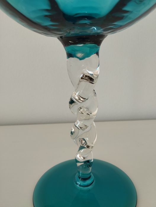 Taça de Vidro Opalino