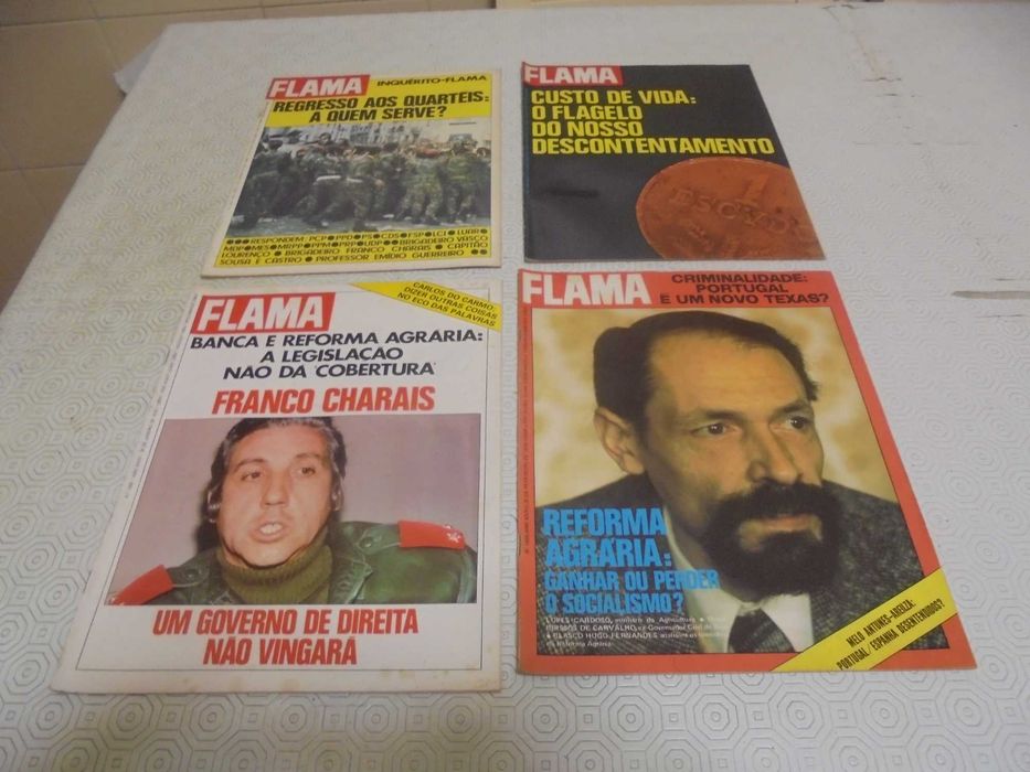 Revistas Portuguesas Flama da década de 70