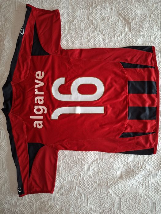 Camisola Olhanense 2008/09 Match Worn / Issued Rui Duarte #16 Autografada – Campeão Segunda Liga