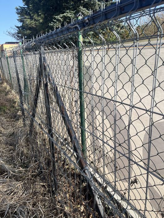 Metalowa brama  na dzialke czy na budowe