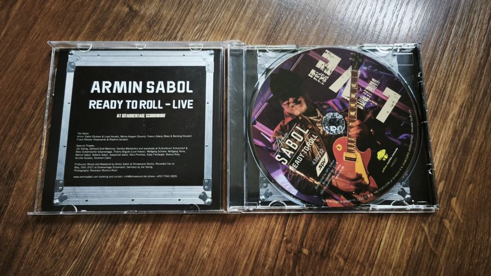 Armin Sabol Ready to roll - Live CD blues rock