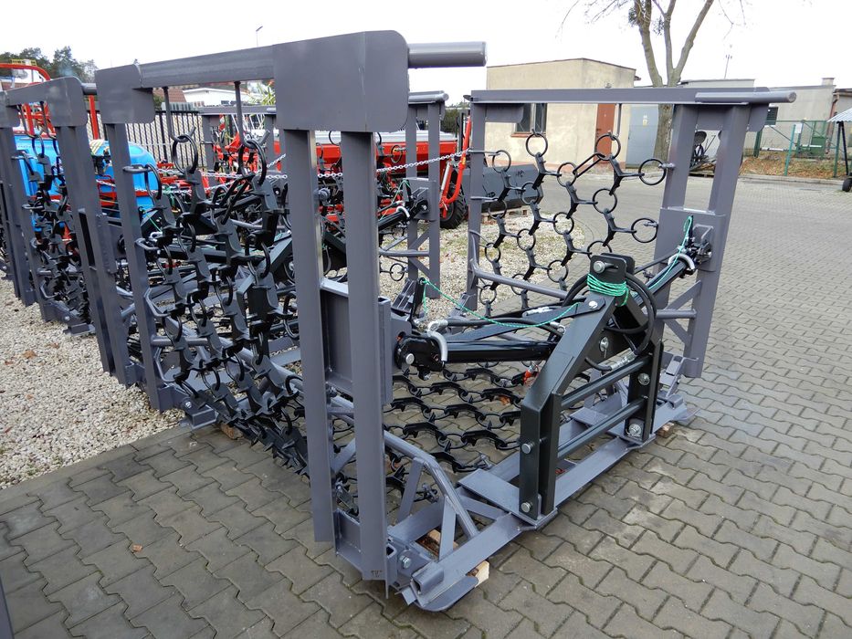 Włóka Łąkowo-Polowa Metal-Technik 5 m. 4 rzędy 2 siłowniki