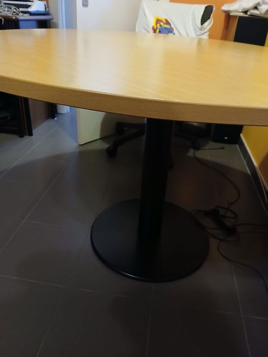 Mesa de reuniões redonda 1.20m diâmetro