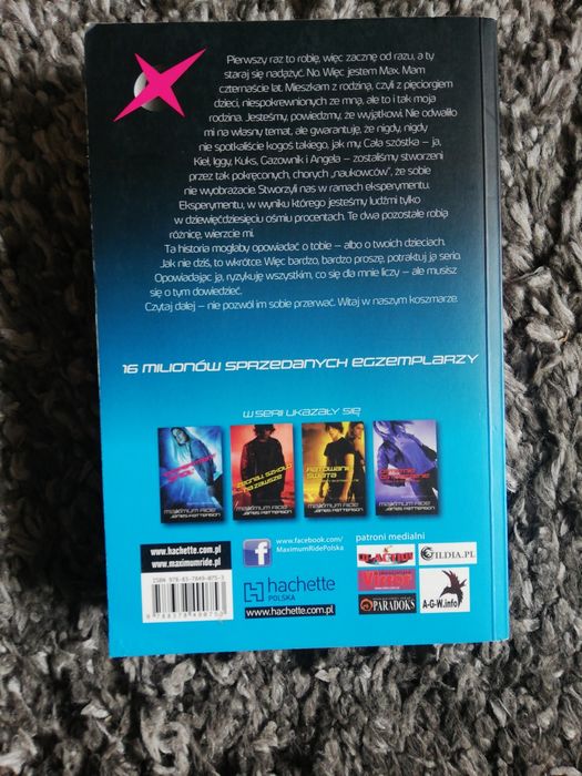 Eksperyment anioł Maximum Ride James Patterson