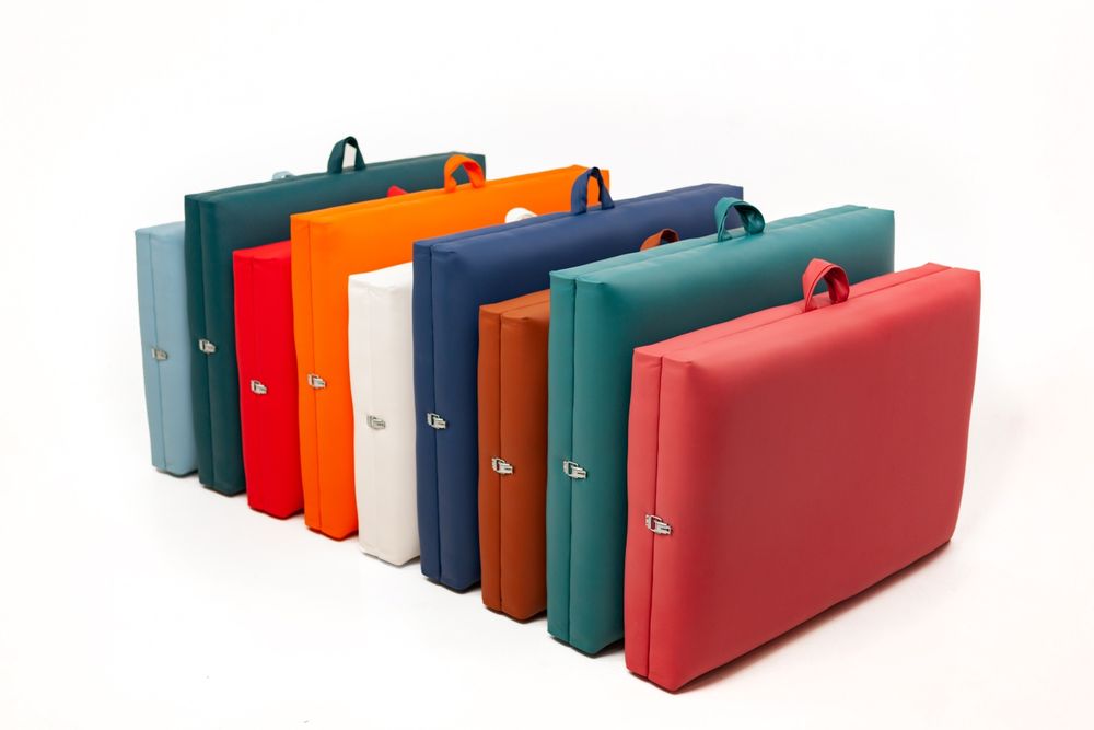 Переносна кушетка складана – міцна, зручна, якісна. Ширина 60,70,80см