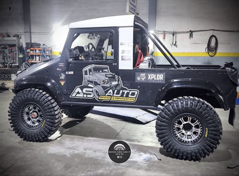 Kit abas de alargamento universais para jipe 4x4