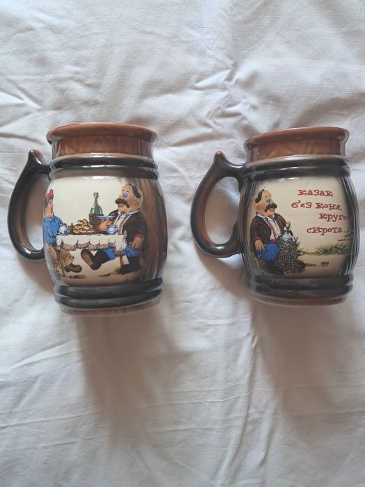 Пивной бокал керамический