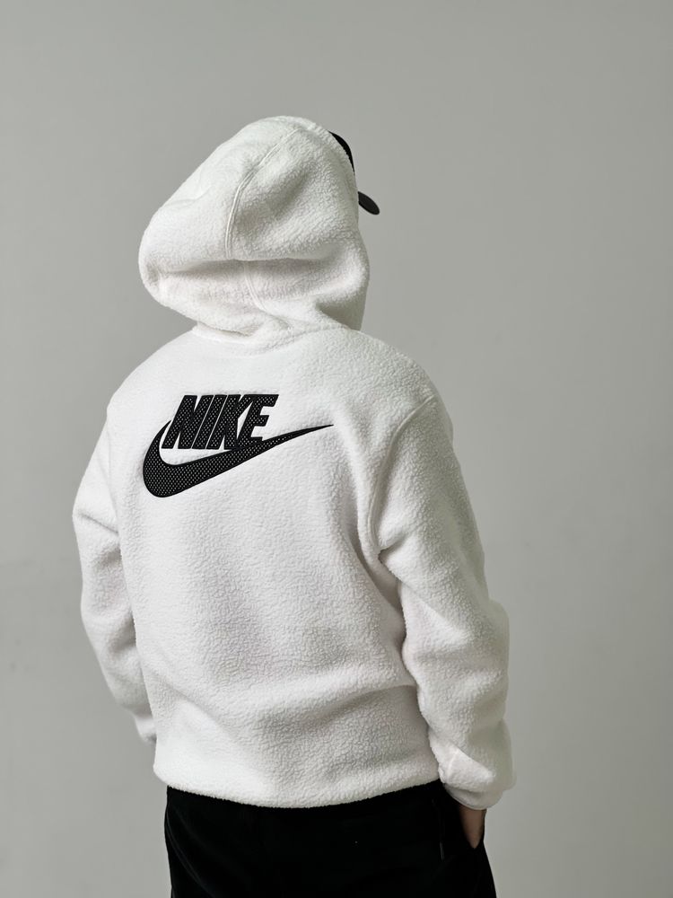 White cheap sherpa hoodie