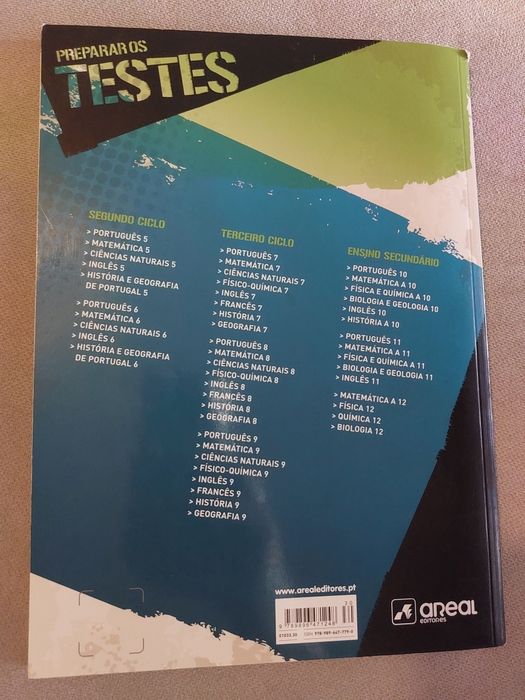 Livro Preparar os testes de Ciências Naturais 6° ano