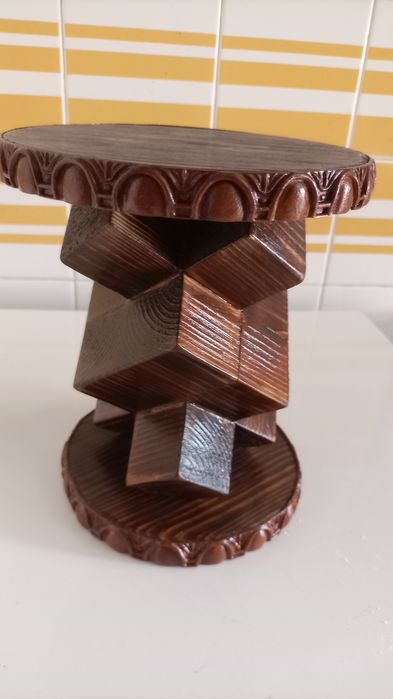 Pedestal novo madeira maciça