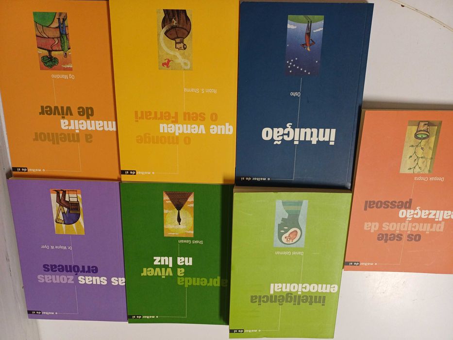Lote de livros de auto-ajuda 7 unidades