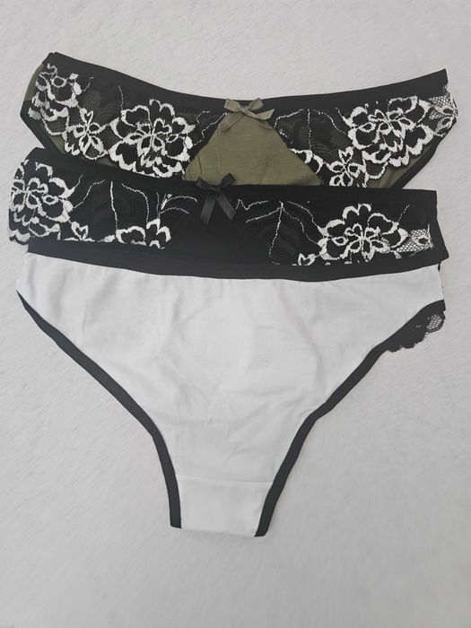 Majtki damskie z koronką S