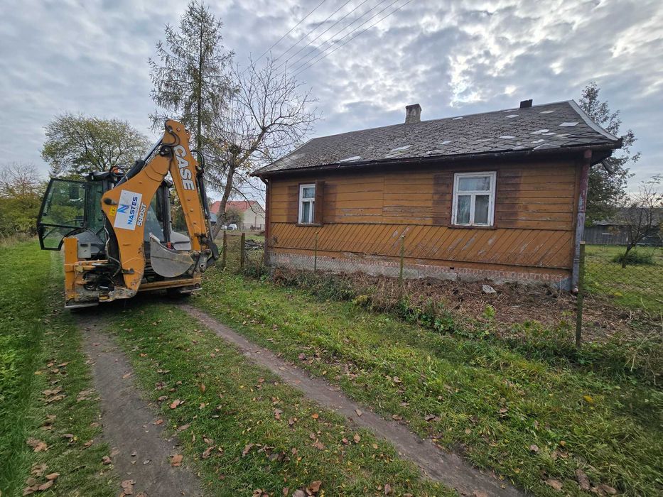 Koparko ładowarka Parczew Minikoparka Parczew Wykopy  Wywrotka