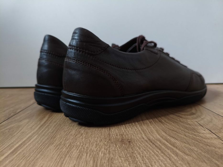 Buty Dansko Ara Extra Weit półbuty skórzane męskie brązowe 45 29cm
