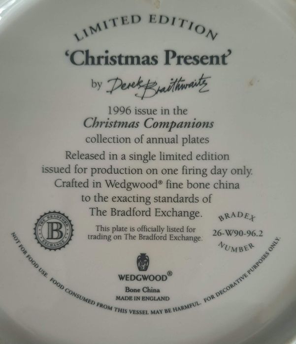 Prato wedgwood colecção