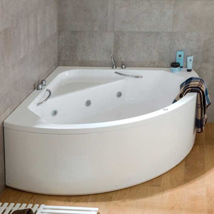Noken Ecolite Wanna Narożna 140X140 z Hydromasażem