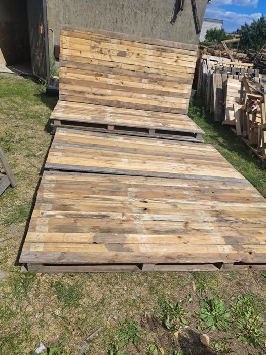 Palety z pełną podłogą gotowe podesty