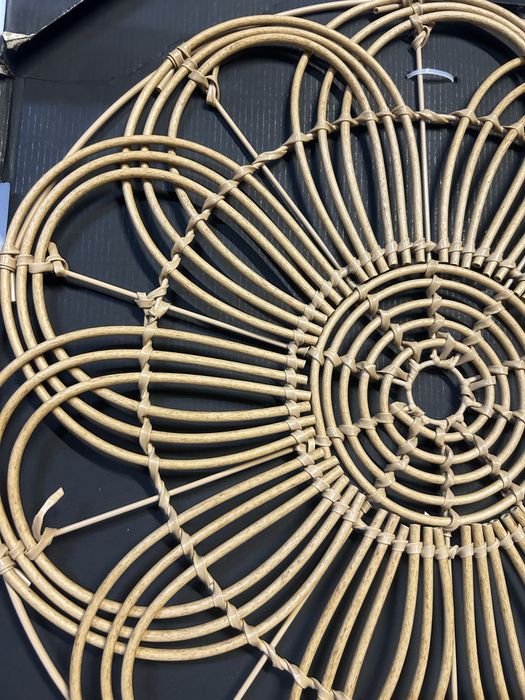 Dekoracja ścienna w stylu naturalnego rattanu – Home Accents | 48 cm nr.9617